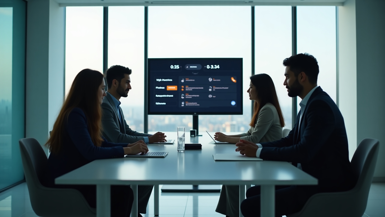 Эффективное совещание в современном офисе